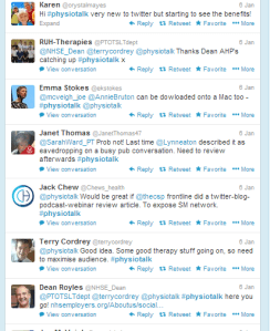 Screenshot physiotalk